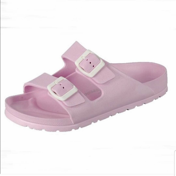 Comfy cozy Pink Slides - Picture 2 of 2